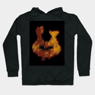 Guitar abstract 1 Hoodie